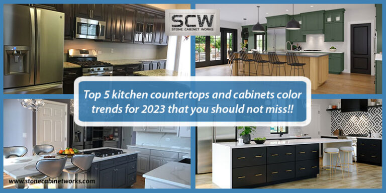 Top 5 Kitchen Countertops And Cabinets Color Trends For 2023 That You Should Not Miss 768x384 