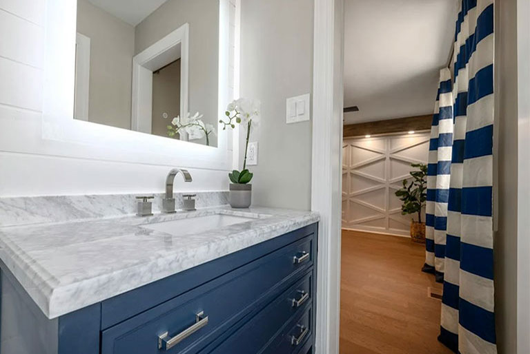 Blue Bathroom Vanity 