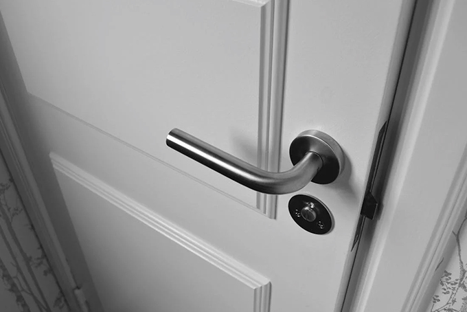 Replace doorknobs with lever handles for easier grip