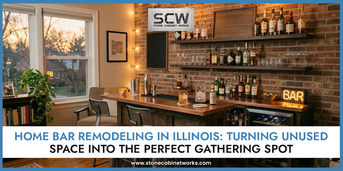 Home Bar Remodeling in Illinois: Turning Unused Space into the Perfect Gathering Spot