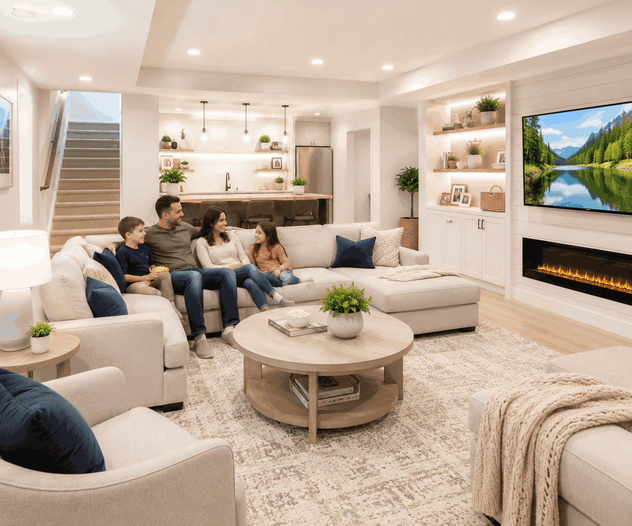 Basement Finishing Adds Usable Living Space