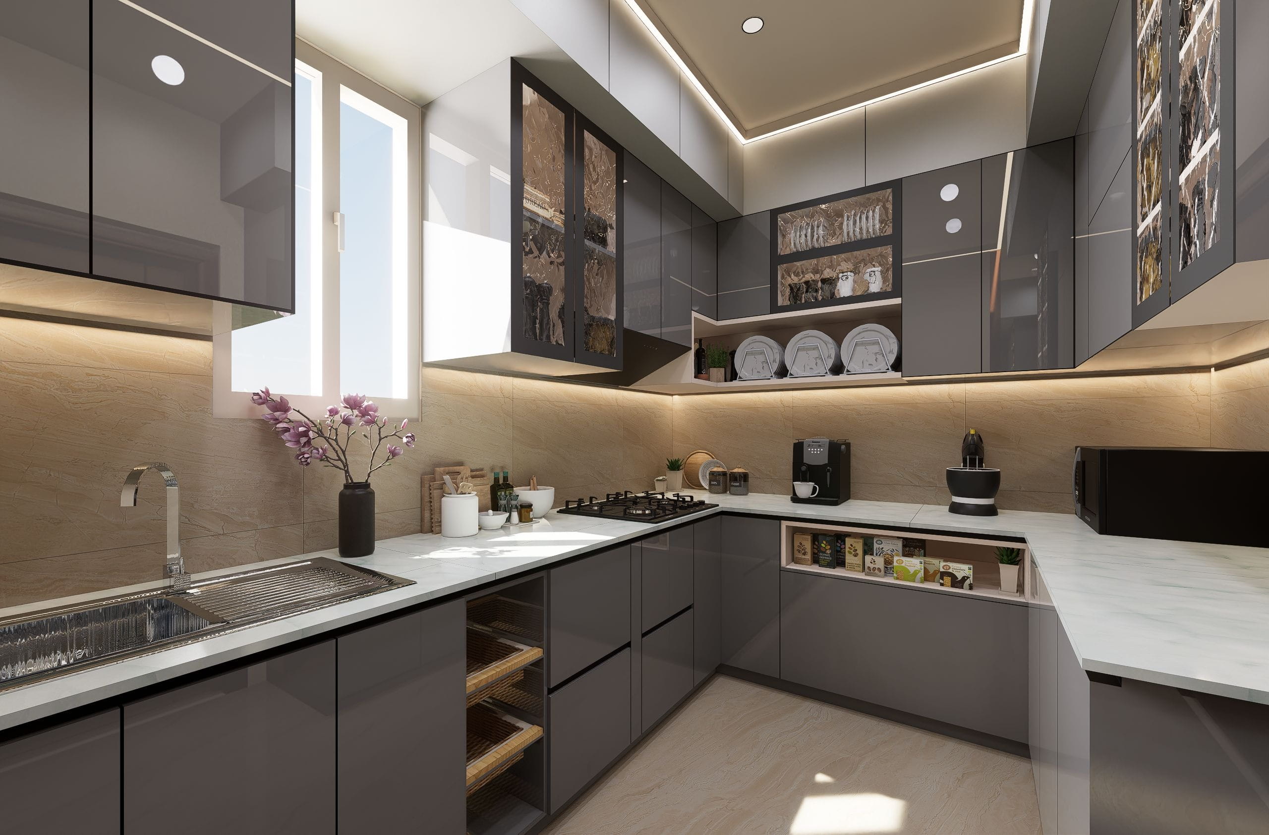 Combine Cabinet Organization With a Cleaner, More Modern Look
