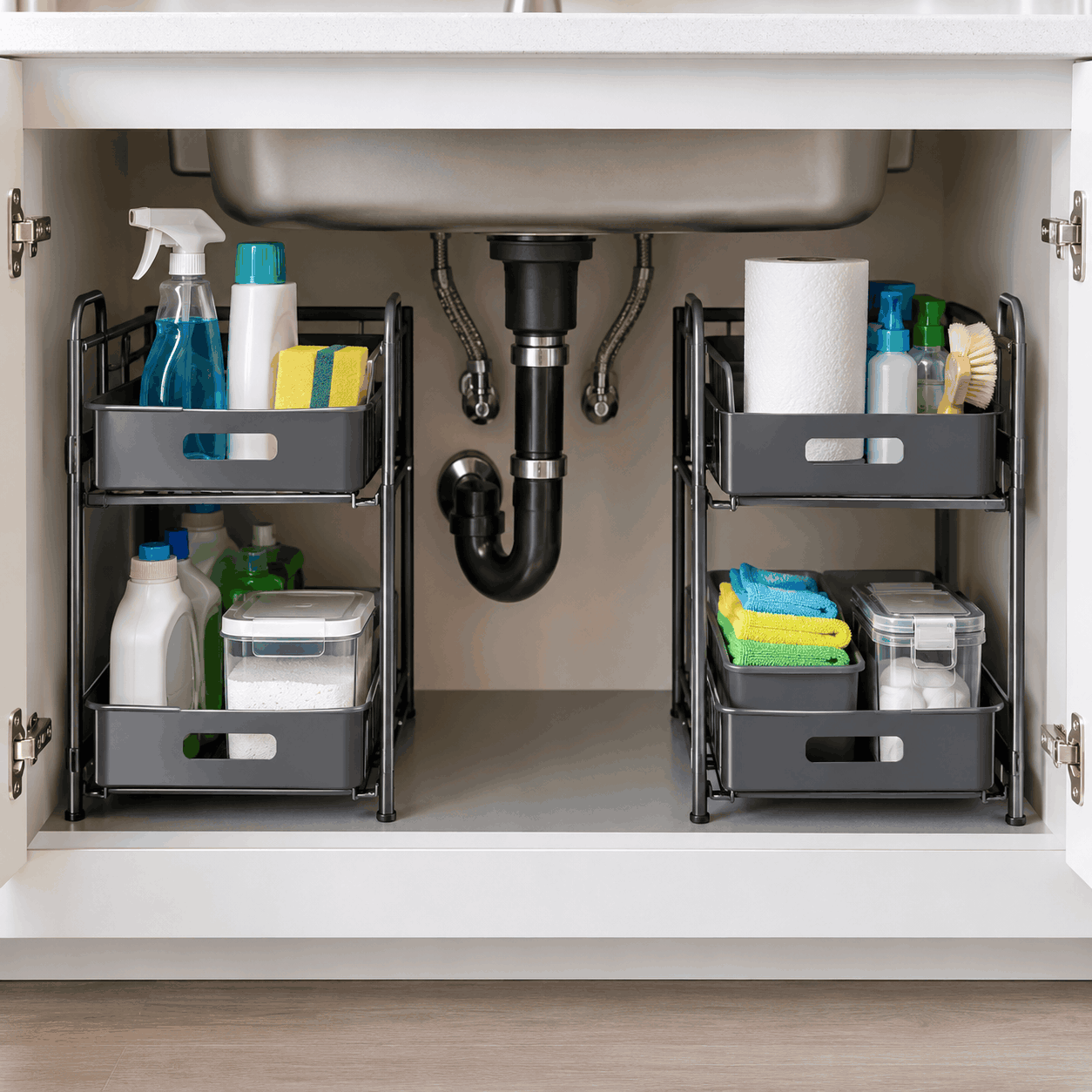 Make the Most of the Space Beneath Your Kitchen Sink